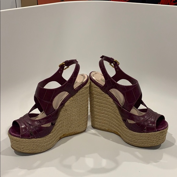 Miu Miu platform espadrilles size 36.5 - Picture 2 of 5